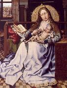 Robert Campin The Virgin and the Child Before a Fire Screen oil painting